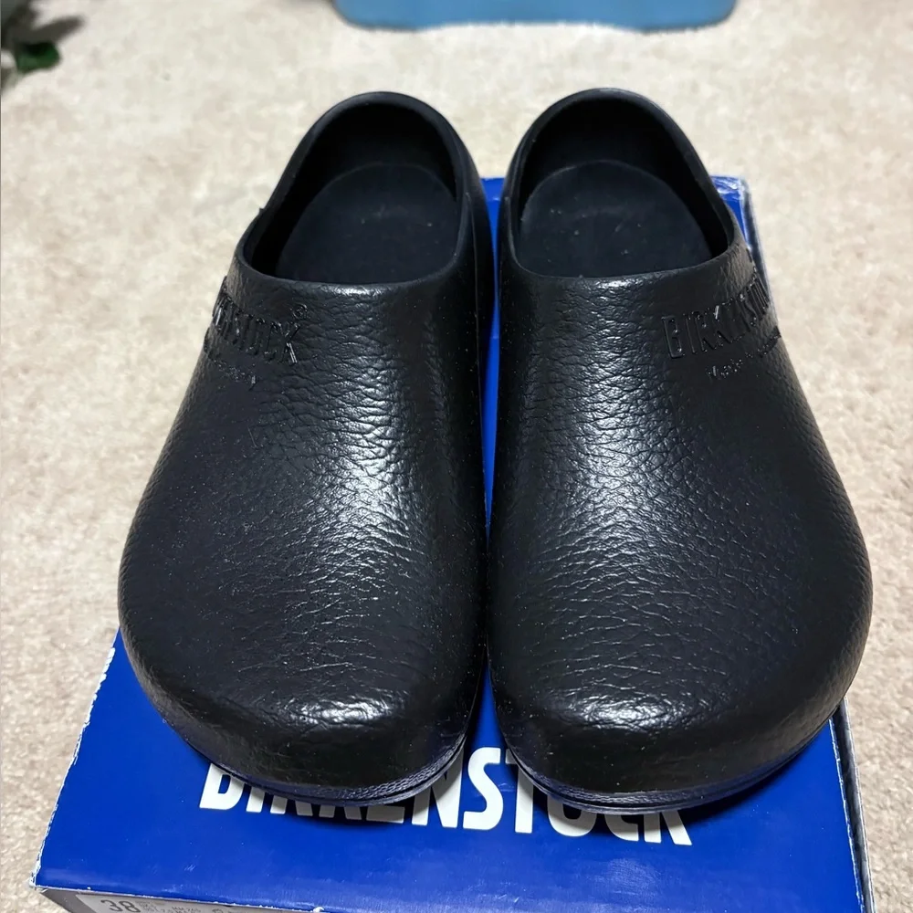 Birkenstock Black Profi-Birki Clogs size 38 - Picture 2 of 7